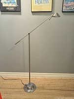 Full view of floor lamp under ambient light
