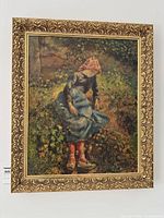 Full view of framed print showing subject and frame