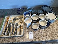 overview of dinnerware and flatware