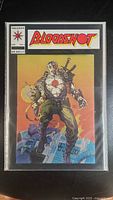 Front view of bagged Bloodshot No.1 comic