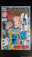 Front cover of Cable #1 in bag with full artwork visible