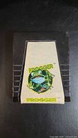 Front of Frogger ColecoVision cartridge with label