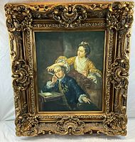 Overall view showing painting and full giltwood frame