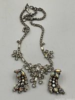 Full view of necklace and earrings set