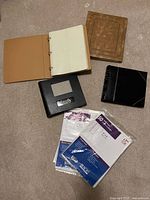 Four albums and two refill packs overview