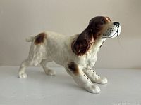 Right side view of Beswick porcelain spaniel figurine