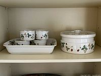 Set on shelf showing all pieces together