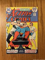 Front cover of Action Comics #434 showing title, issue number, price, and artwork