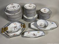 Full set stacked showing pattern and forms