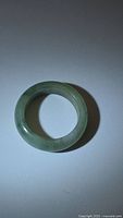 Top view of green jadeite band