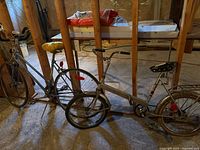 Both bicycles side by side for scale and completeness