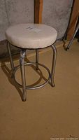 Full view of stool front