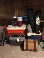 Group shot of all items stacked together