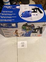 Full view of Paint Zoom boxed spray system on table