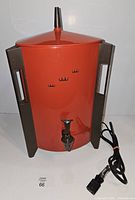 Front view of Regal Polyperk percolator with cord attached