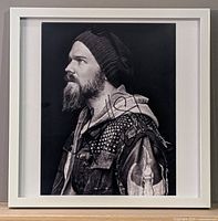 Front view of framed autographed Ryan Hurst photo