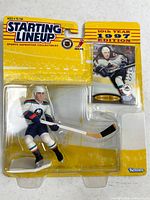 Front of sealed 1997 Starting Lineup Zigmund Palffy figure and card in blister packaging