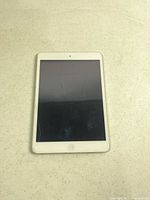 Front view of iPad showing screen and white bezel