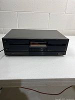 front view of Sherwood DD-1230R cassette deck with dual tape wells