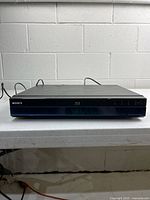 Front view of Sony Blu-ray player showing overall condition