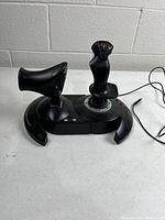 Overall view of joystick and throttle unit