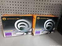 Front view of two Apower AGS series 450W power supply boxes