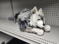 Front three-quarter view of Torgal plush