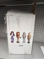 Box showing four Wizard of Oz nutcrackers