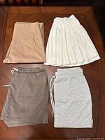 All four items arranged on table