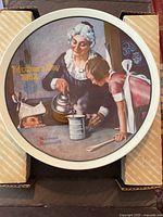 Front view of Norman Rockwell Mother's Day 1982 plate