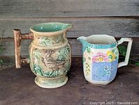 Both jugs side by side showing overall designs and size comparison