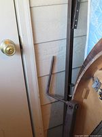 Metal support rail with adjustment hardware