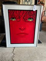 Framed painting full view