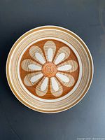 Top view showing daisy pattern and overall design