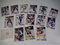 All 14 cards laid out front view