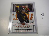 Front of Connor McDavid Canada’s Best card in sleeve