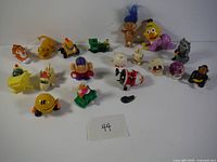 Group shot of all sixteen wind-up toys