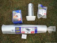 Group shot of all four new Imperial dryer vent items