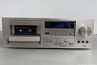 Front view of Pioneer CT-F800 cassette deck showing cassette well and controls