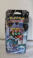 Front view of sealed Pokemon Noivern V Battle Deck packaging