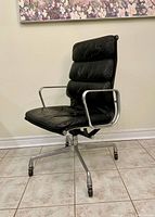 Full view of Herman Miller leather chair