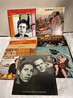 Group shot of all ten record jackets