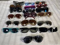 All 18 pairs arranged on surface