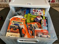 Drawer showing all assorted toys