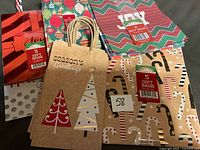 Overview of all six packs showing front designs