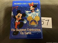 Front cover of Disney pressed coin collection album
