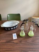 Group shot of all five items on table