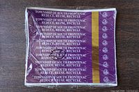 Sealed sheet of Township of South Frontenac garbage tags