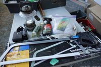 Overview of all items on table