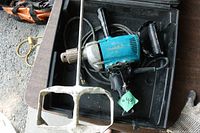 Drill with paddle and case overview